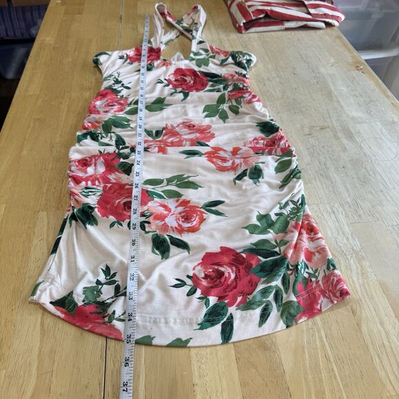 Anthropologie Daily Practice Eureka Floral Print Dress Bodycon Soft Size XS NEW - Picture 11 of 15